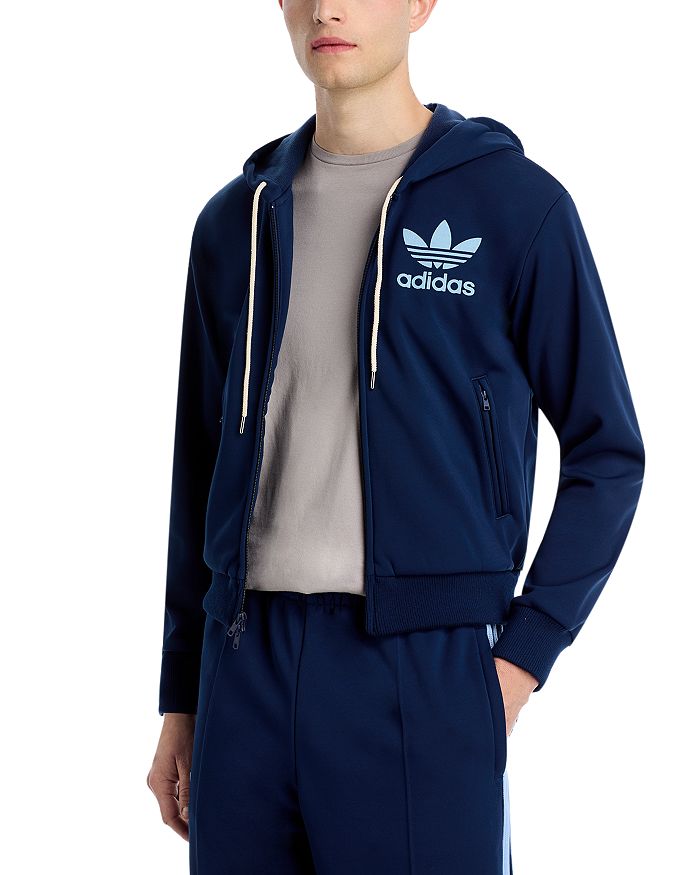 

Толстовка с капюшоном с логотипом Adidas x Wales Bonner, синий