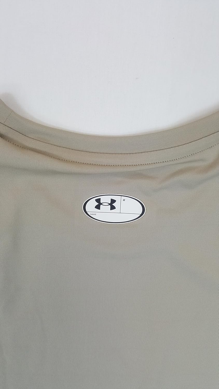 

Under Armour мужская футболка HeatGear Compression с коротким рукавом, City Khaki/Black