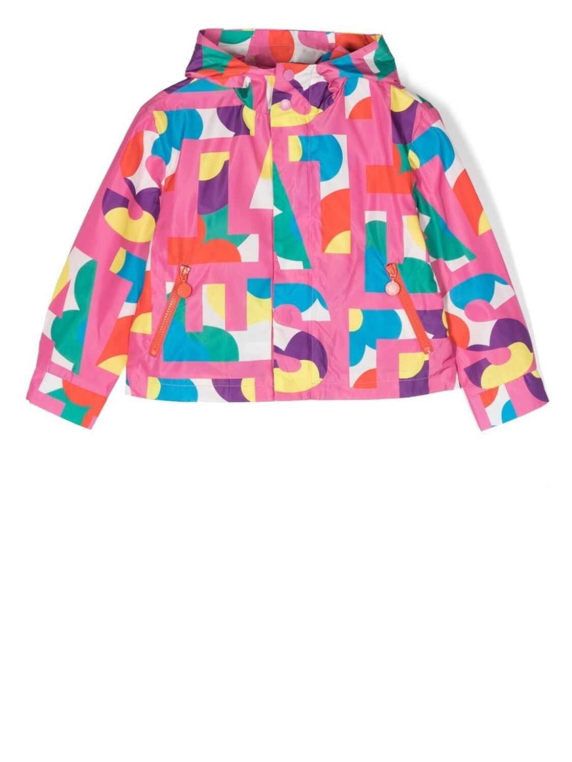 

Stella McCartney Kids куртка с графичным принтом, розовый