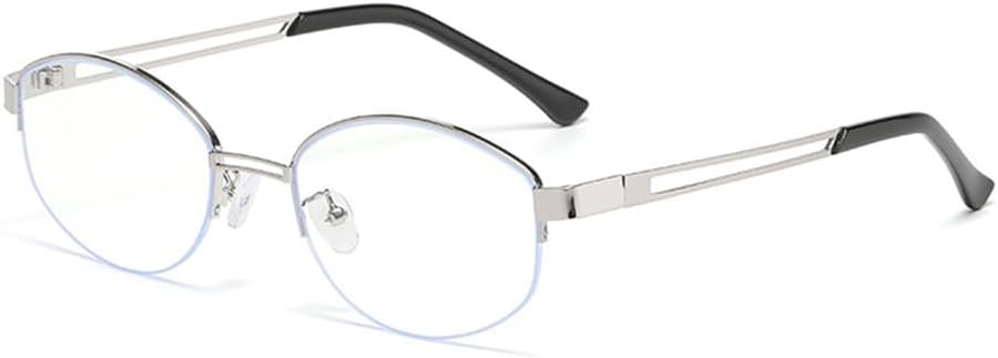 

Популярные модные овальные солнцезащитные очки для женщин в винтажном стиле, полуободковые, с прозрачными линзами Ocean, защита от УФ-излучения UV400, солнцезащитные очки для мужчин KTUCN, C9 Silver Clear