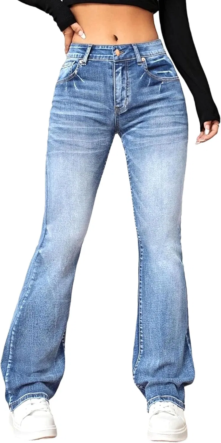 Джинсы клеш Womens Barrel Jeans, Light Blue