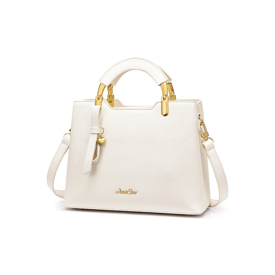 

JUST STAR Синтетическая кожаная сумка через плечо, Elegant White