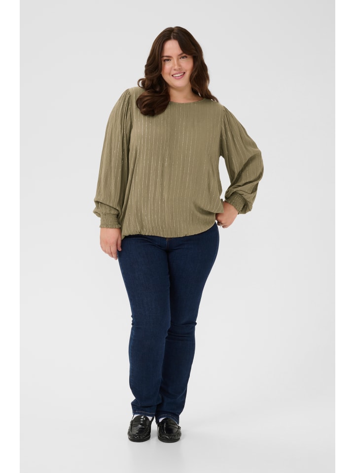 

KAFFE curve Блузка с длинными рукавами KClio, стандартный крой, цвет Morel