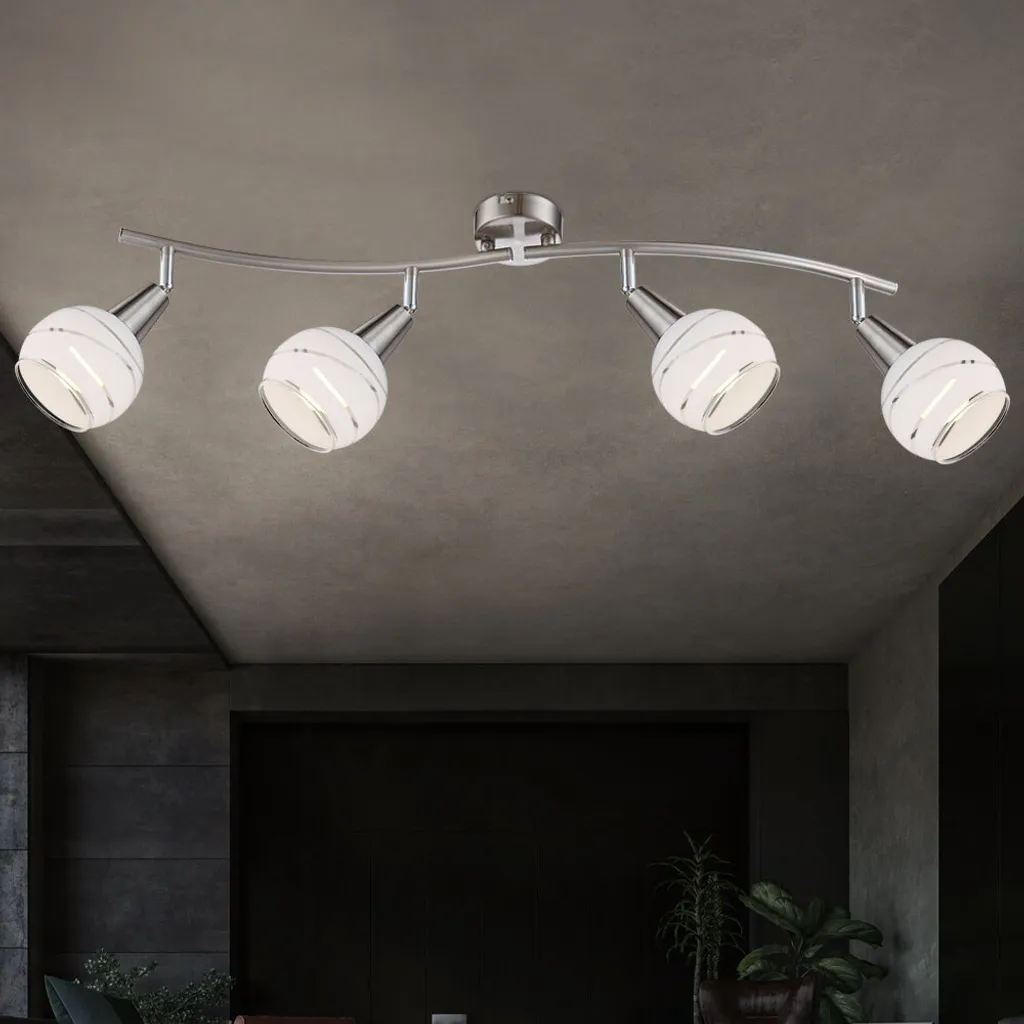 

Потолочный светодиодный светильник Globo Lighting, серебряный