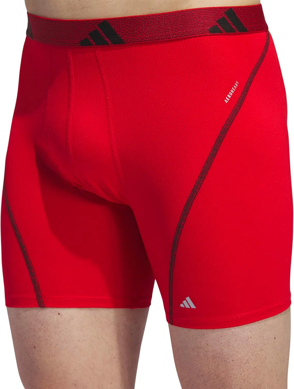 Боксеры Adidas Better Scarlet/Black/Onix Grey — фото 4