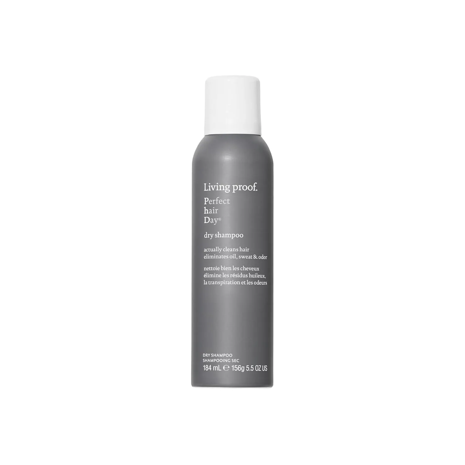 Сухой шампунь Living Proof Perfect Hair Day - впитывает жир, пот, запах, очищает волосы, обладает свежим ароматом, детоксифицирует кожу головы. Подходит для женщин и мужчин. 155.93 г (1 шт.)