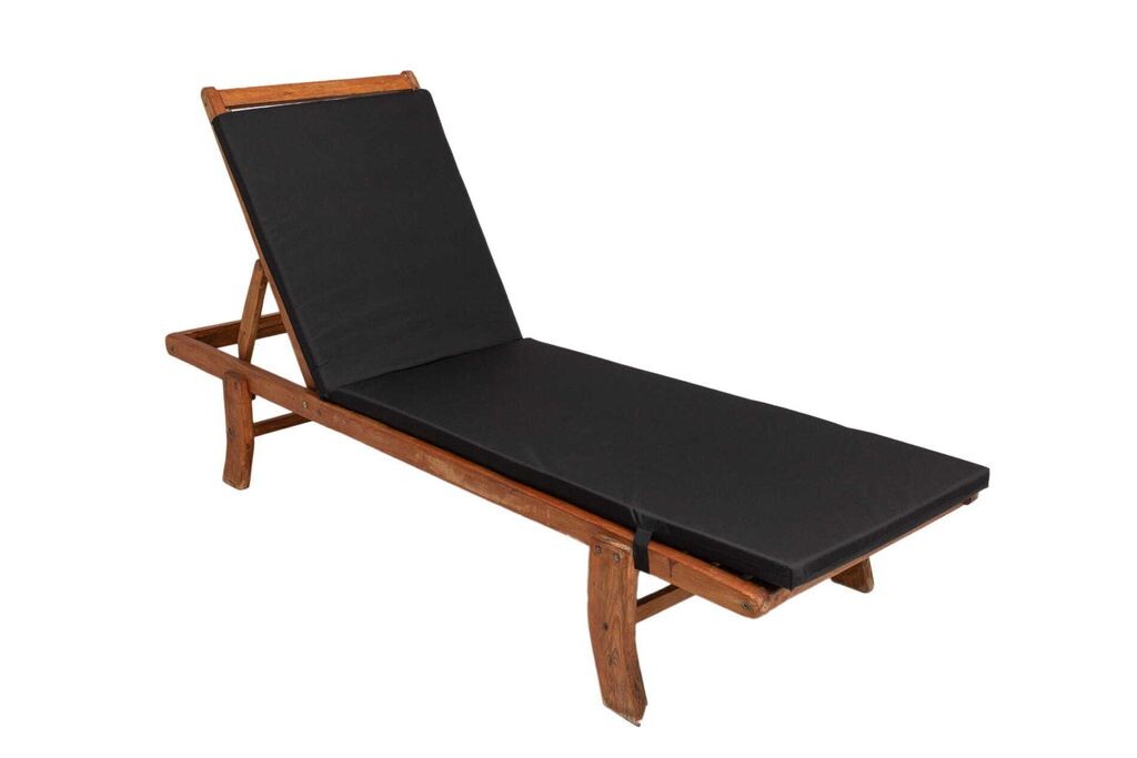 

Подушка на шезлонг The Living Store бежевый (75+105)х50х3 см Setgarden, черный