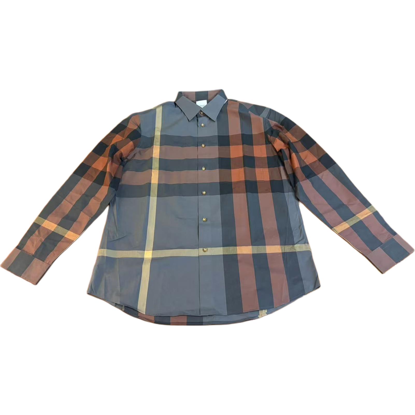 

Рубашка мужская Brick Gray Burberry, серый