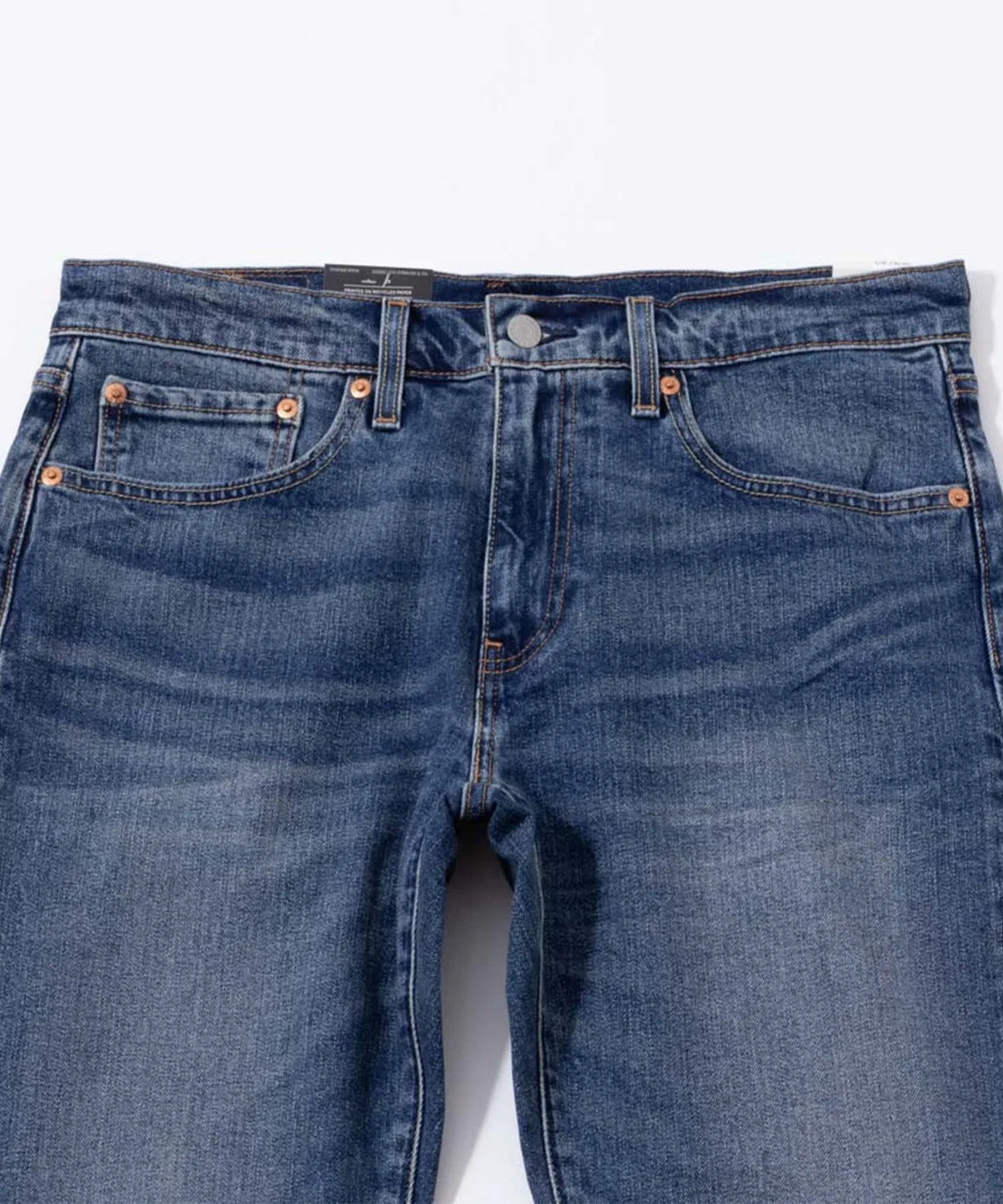 Джинсы tapered Levi's 502 Regular Tapered темно-синие — фото 4