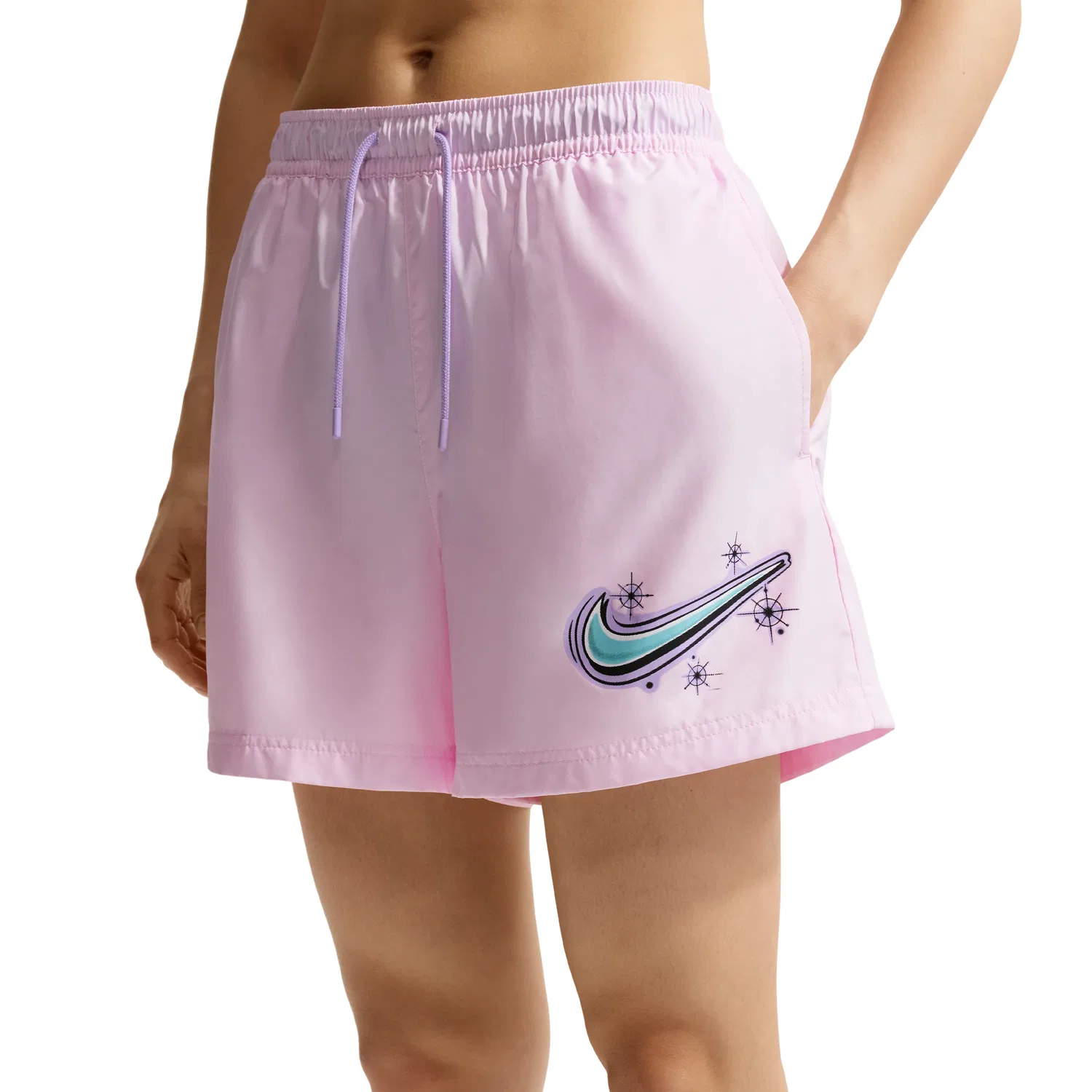 Шорты Nike NSW MR Essential Woven Short 'Pink Foam' IR4759-663, розовый