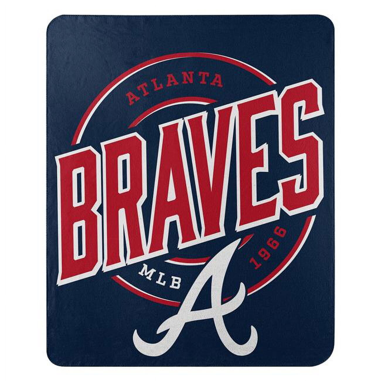 

Плед The Northwest Group Atlanta Braves 50 x 60 дюймов, синий/красный