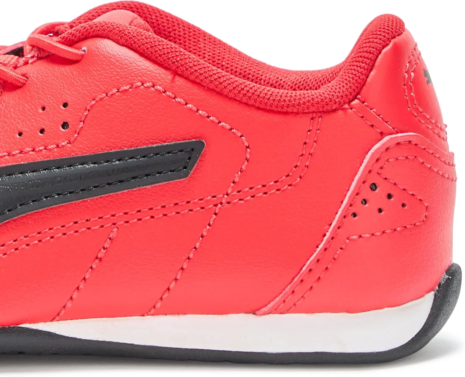 Кроссовки PUMA унисекс для детей с альтернативной застежкой, красный/черный — фото 4