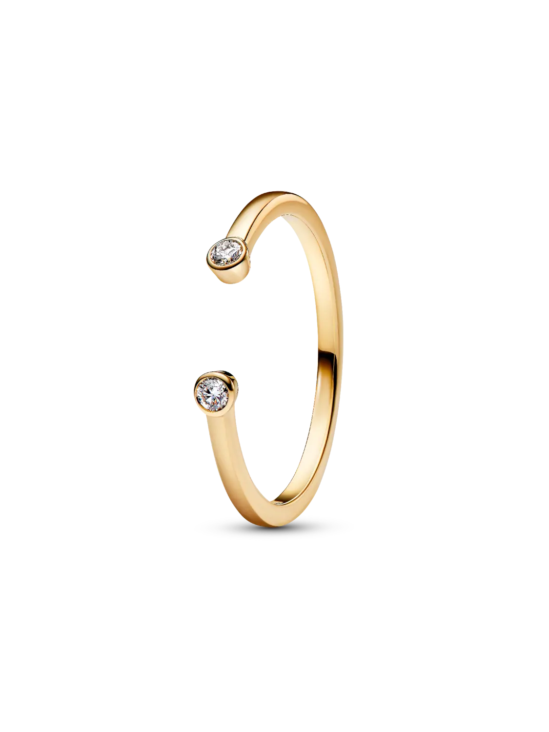 

Кольцо Pandora Era Bezel с выращенными в лаборатории бриллиантами Pandora, 0,07 карата tw, 14-каратное золото