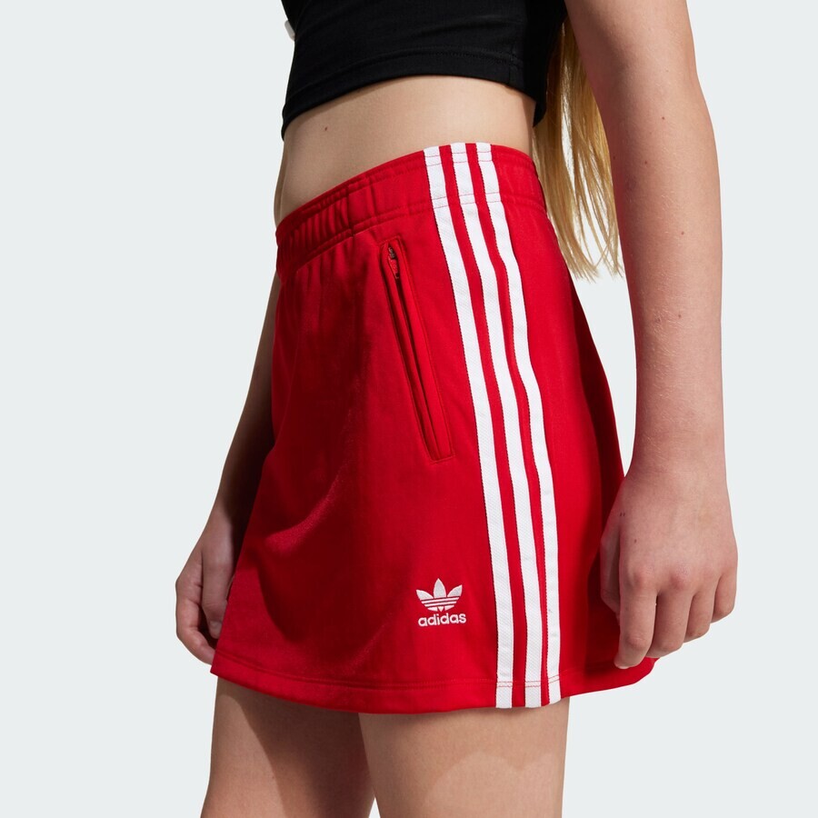 Юбка ADIDAS ORIGINALS Skirt Firebird, красный — фото 3