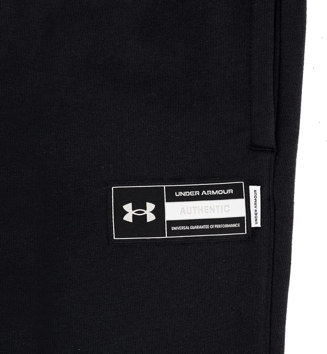 Детские спортивные брюки-джоггеры Under Armour, мягкие и удобные, свободного кроя, Black Rival Varsity — фото 2