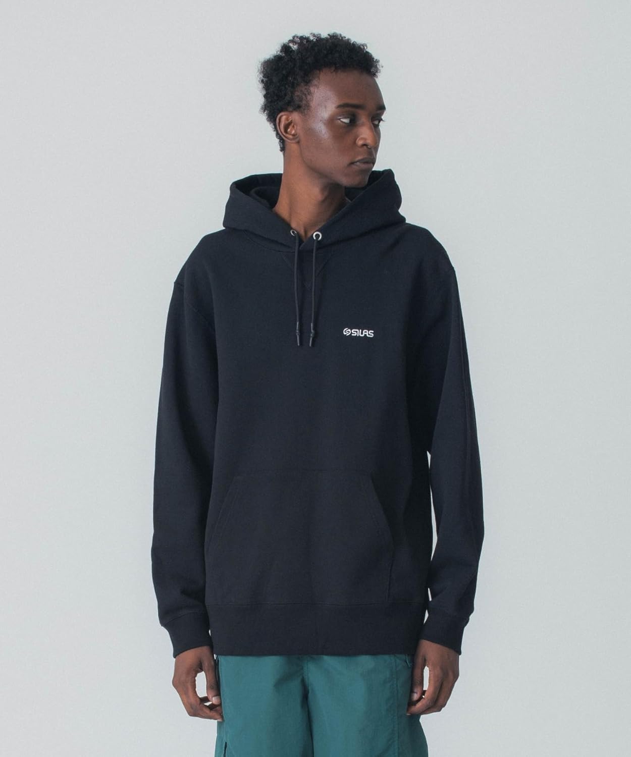 

Мужская классическая толстовка с капюшоном SILAS, черный