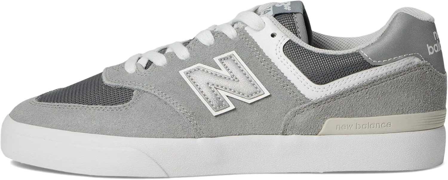 Кроссовки для скейтбординга New Balance Unisex Adult 574 Vulc, серый — фото 4