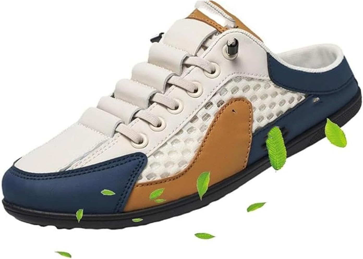 

Мужские кроссовки без задника, новые летние мужские спортивные слипоны, повседневные мюли с открытой пяткой, спортивная обувь низкого типа для прогулок на открытом воздухе Noworfewer, хаки