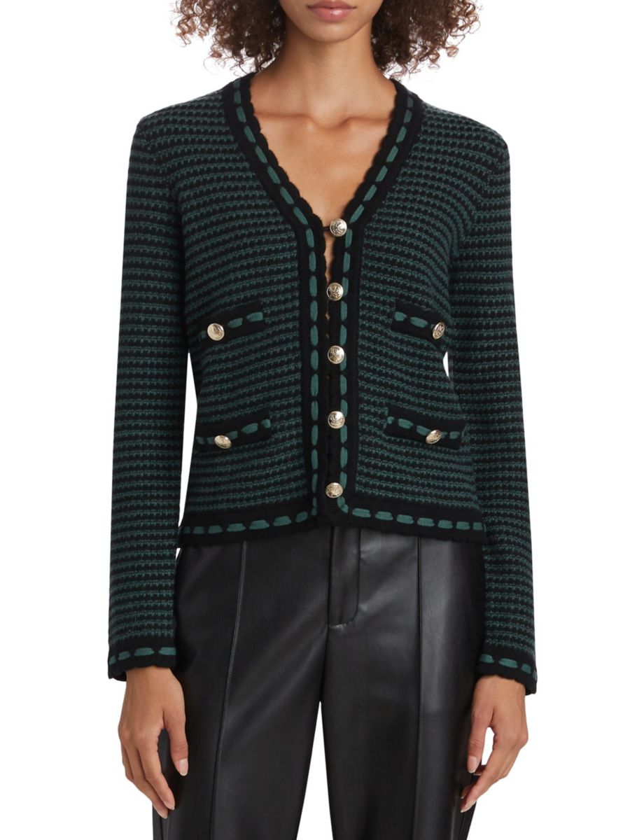 

Кардиган Альта Elie Tahari, цвет Noir And Juniper