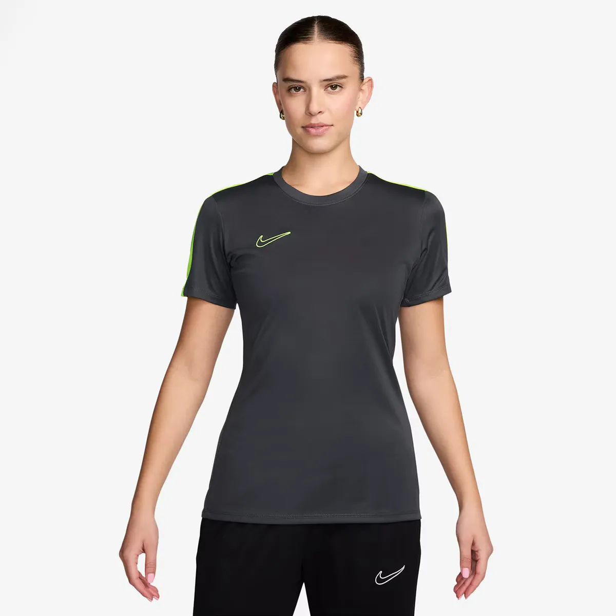 

Женская футболка Nike Академии Dri-FIT, серый