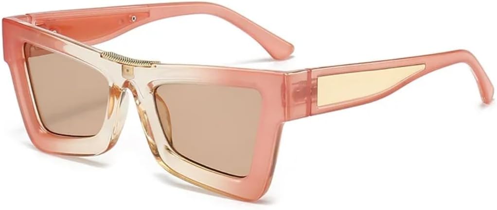 

Солнцезащитные очки для мужчин и женщин - защита UV400 - оправа "кошачий глаз" с градиентными линзами, компактная форма, для занятий спортом на открытом воздухе и вождения DSVIGF, Pink