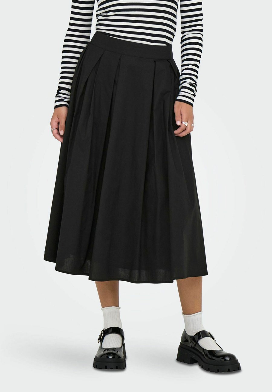 

Юбка ONLY ONLMAILA LONG PLEAT SKIRT , Black