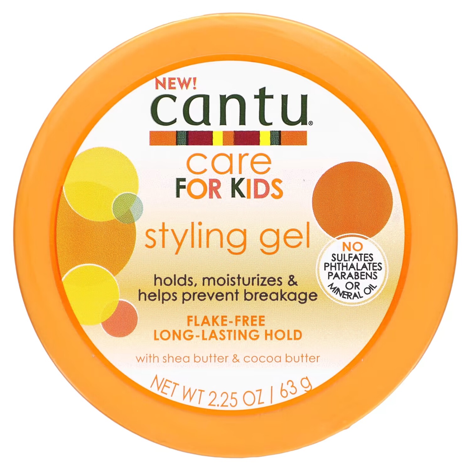 

Cantu Care For Kids Гель для укладки Control & Go, 2,25 унции (63 г)