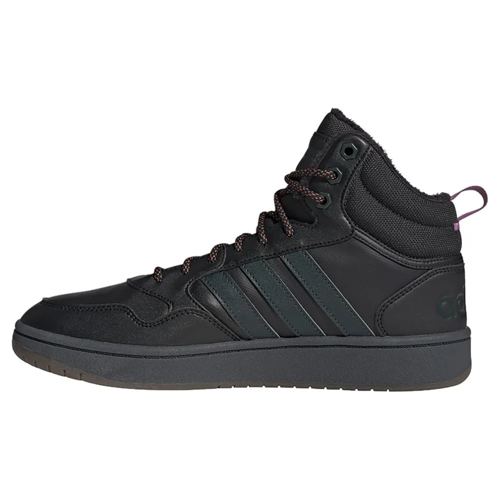 Кроссовки adidas Hoops 3.0 Mid, черный — фото 3