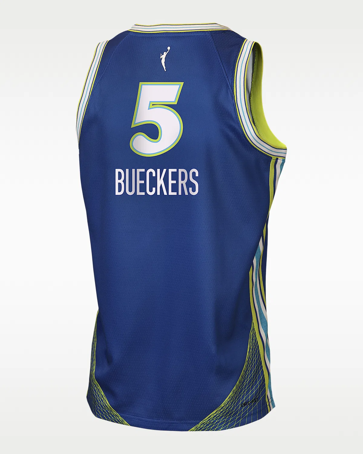 Детская большая майка Nike WNBA Paige Bueckers Dallas Wings Rebel Edition, Game Royal — фото 2