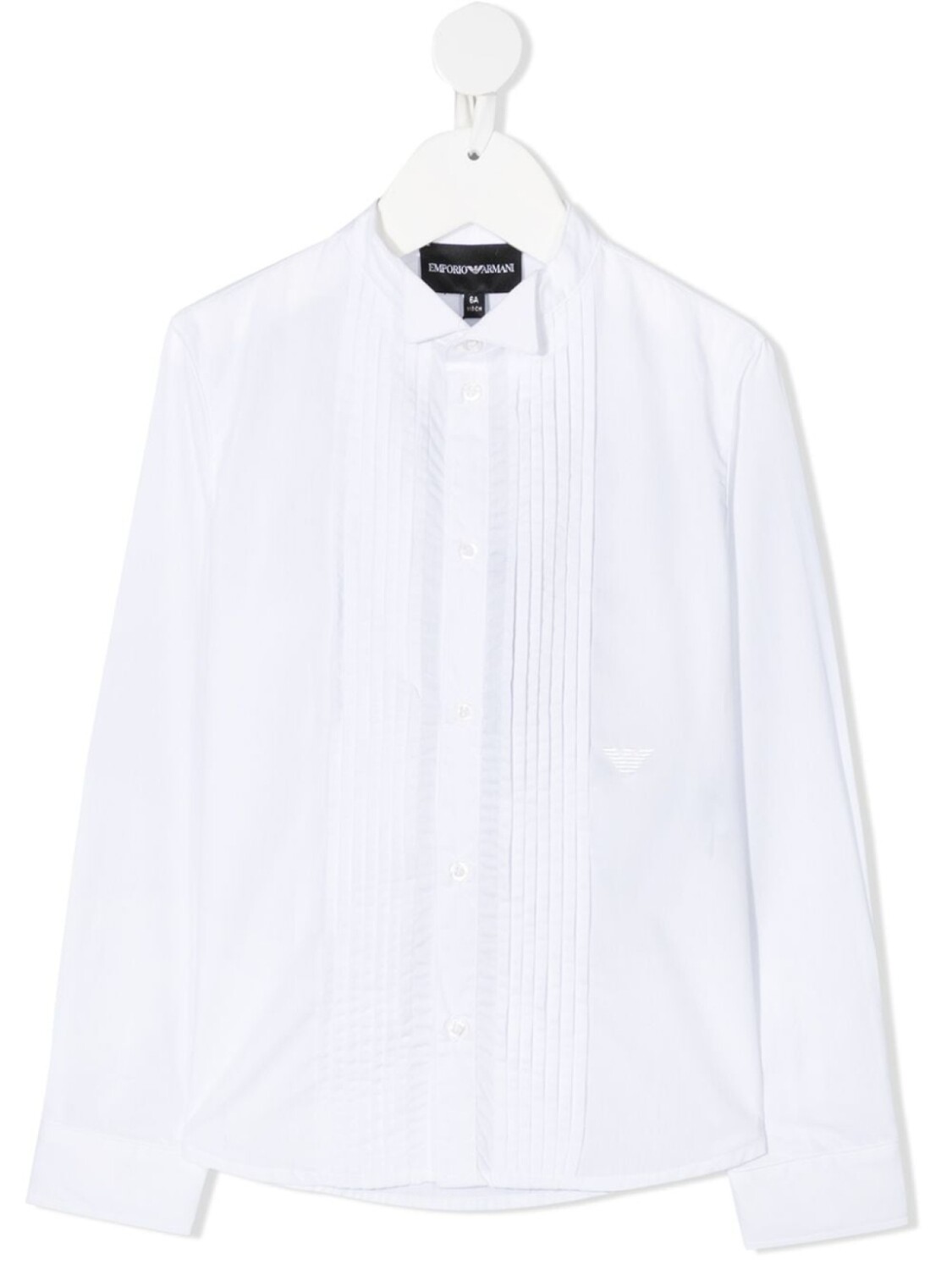 

Emporio Armani рубашка с манишкой и длинными рукавами, белый