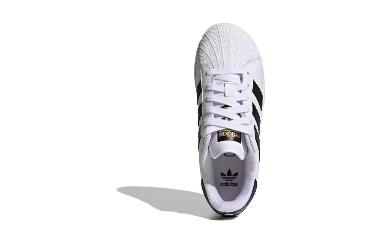 SUPERSTAR XLG Кроссовки для скейтбординга низкие детские белые Adidas — фото 2