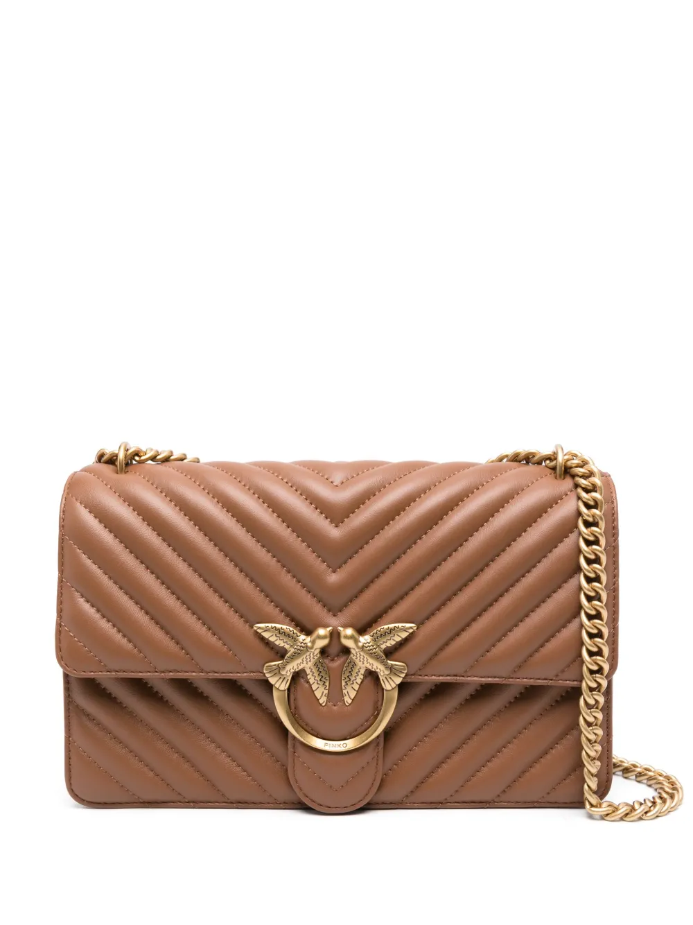 

Сумка на плечо Classic Love One PINKO, коричневый