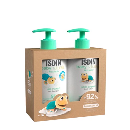

Детский шампунь Isdin Baby Naturals Gel 400ml + Body Lotion 400ml