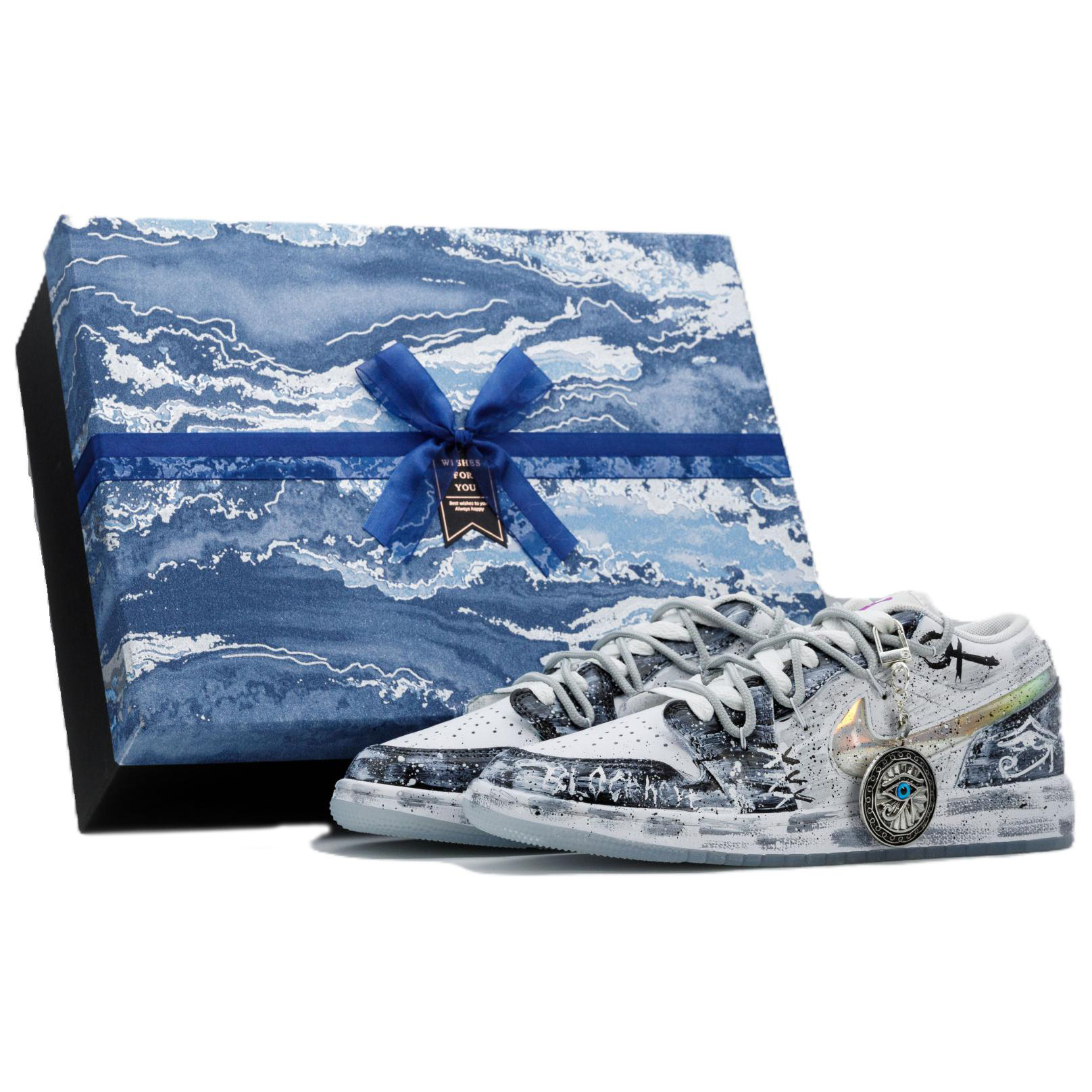 

Jordan Баскетбольные кроссовки Air 1 Low SE с низким верхом, устойчивые к истиранию, белые, для подростков