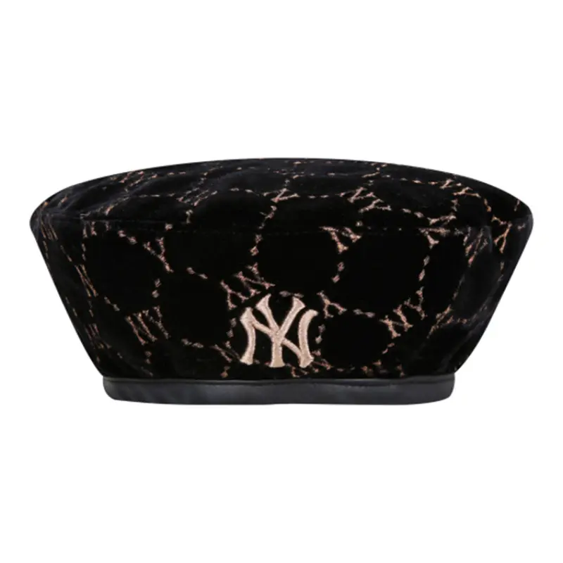 

MLB Монограмма Берет из бархата New York Yankees, Black