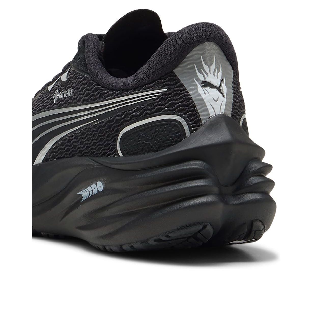 Кроссовки (WMNS) PUMA Velocity Nitro 4 Gore-Tex 'Black Silver' — фото 4