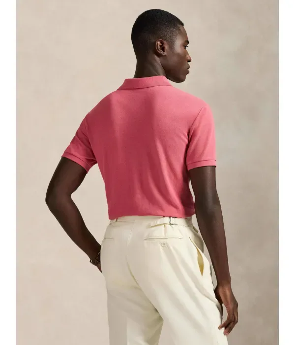 Полюс custom slim fit Polo Ralph Lauren, лососевый — фото 3