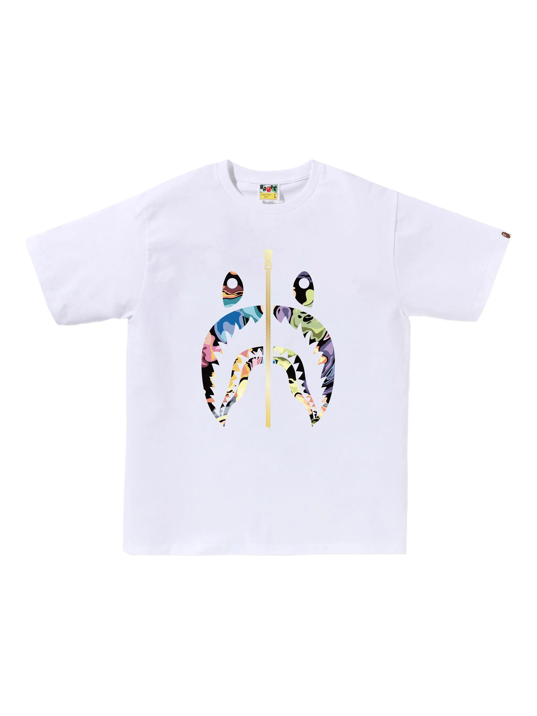 

Футболка с графичным принтом A Bathing Ape, белый