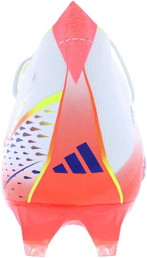 Футбольные бутсы Adidas Predator Accuracy.3 для твердого грунта, белый/желтый/синий/мультиколор/красный — фото 3