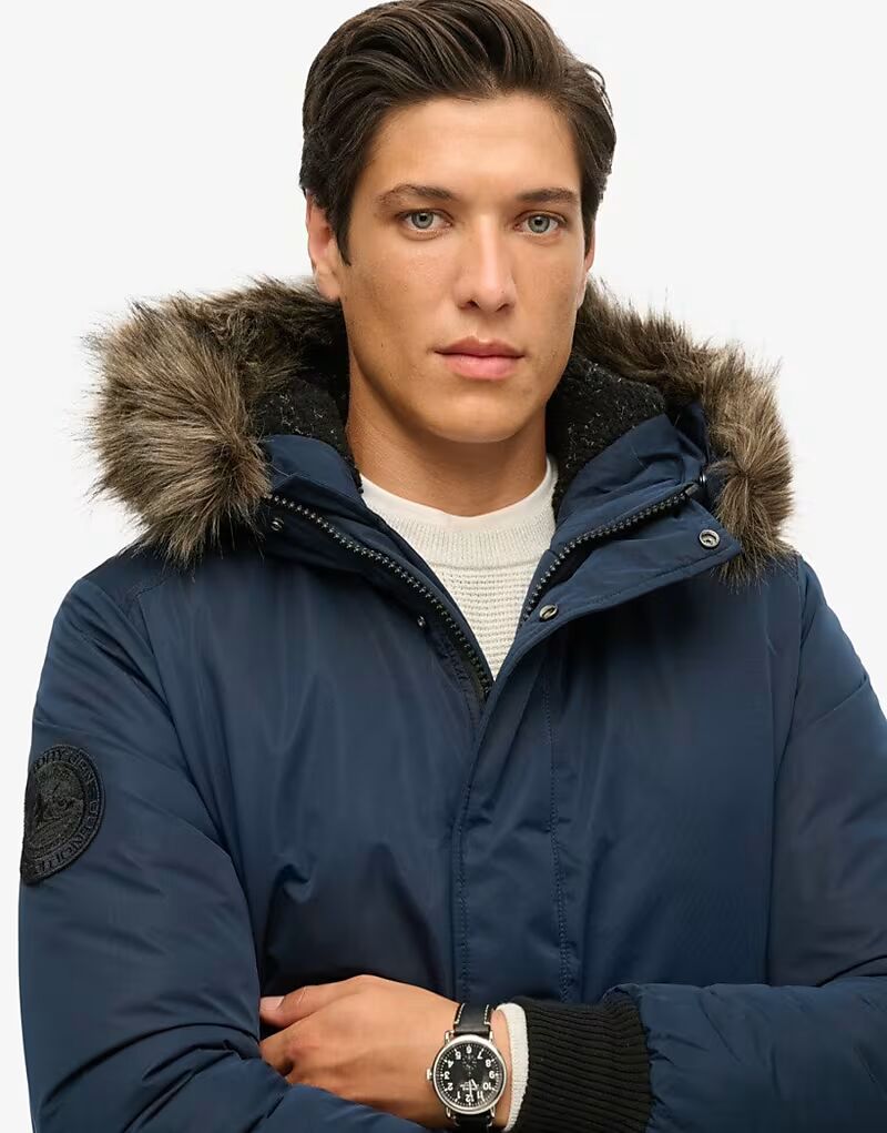 

Куртка-бомбер Superdry Everest в цвете морской волны