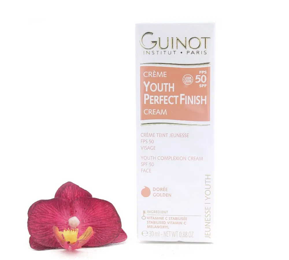 Крем для лица SPF50 GUINOT Тонирующий дневной «Youth Perfect Finish Doree» от