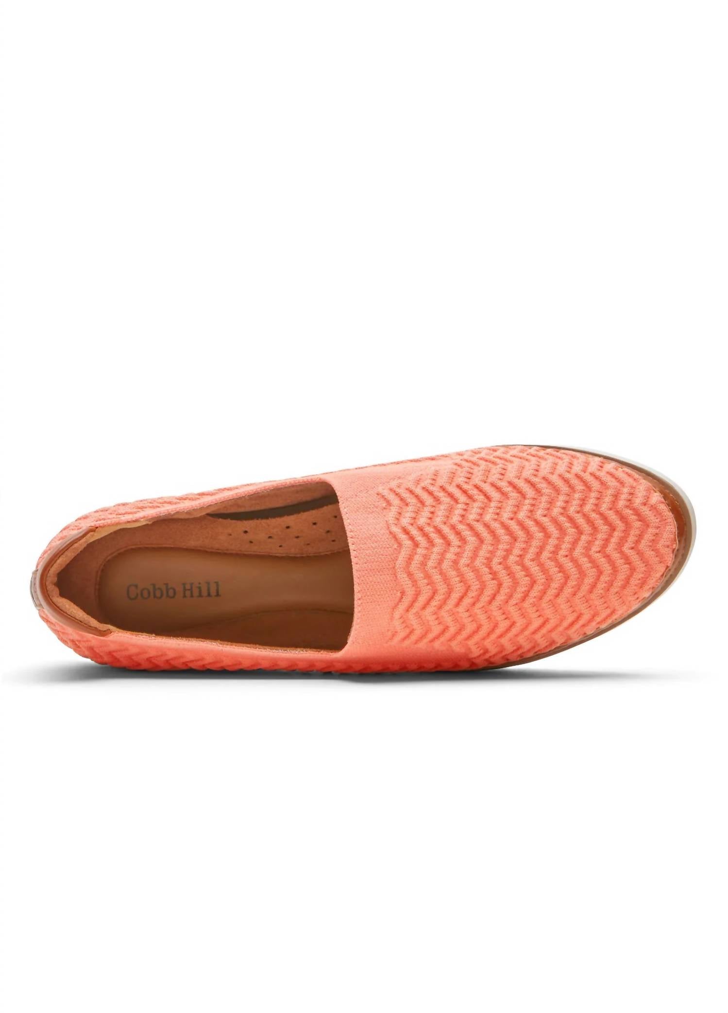 Женские туфли Camryn Slip-On - Medium, ярко-кораллового цвета Cobb Hill — фото 2