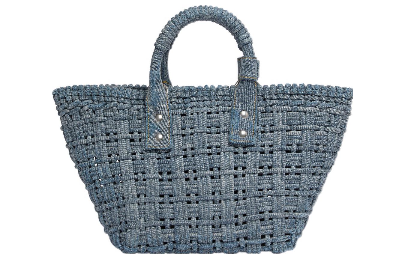 Бистро Деним Xs Корзина Верхняя Ручка Сумка Balenciaga — фото 4