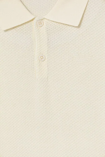 Поло Emporio Armani, бежевый — фото 4