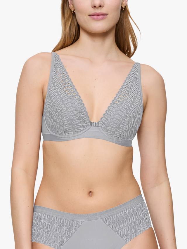 

Aura Spotlight бюстгальтер с косточками и глубоким вырезом Triumph, Grey Shadow