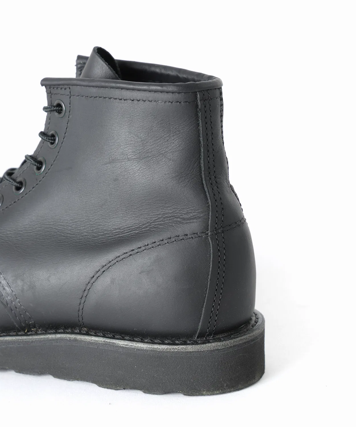 Ботинки классические мокасины Red Wing 6 дюймов, кожа, чёрный — фото 4