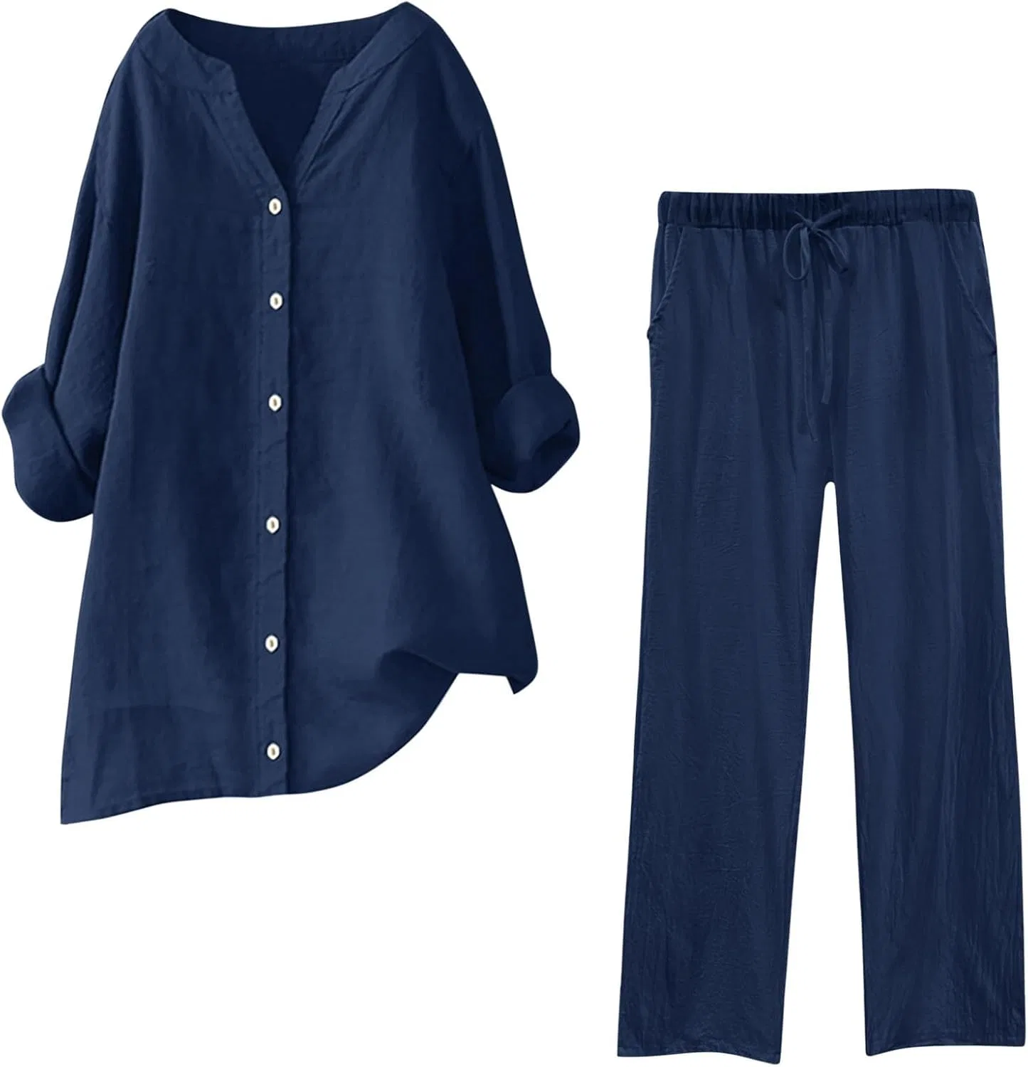 Женский спортивный костюм Cotton Linen Navy
