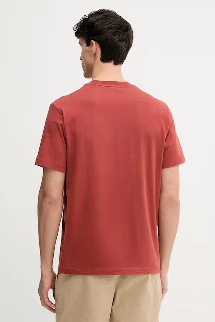 Футболка базовая Lacoste, оранжевый — фото 3