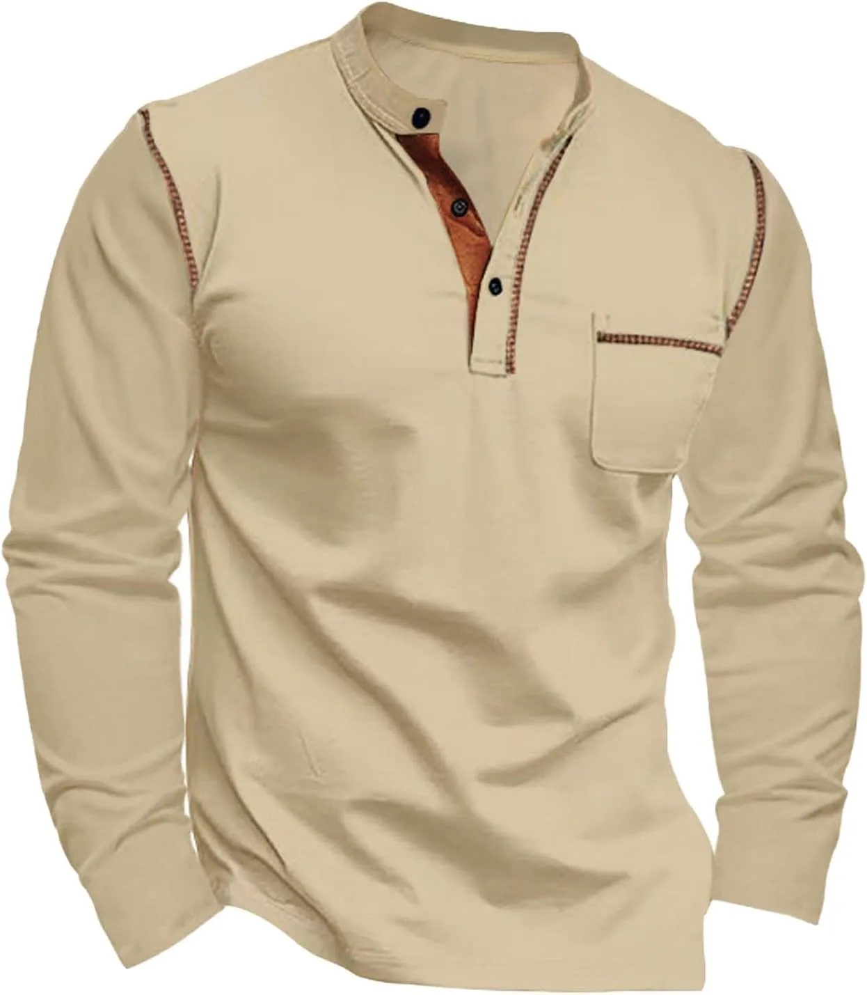 

Мужская футболка-поло с длинным рукавом и карманом