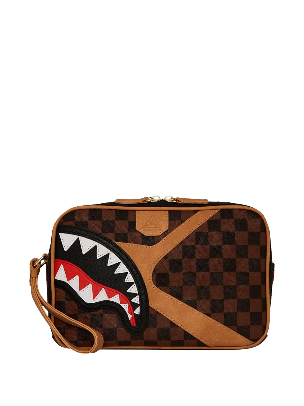 

Косметичка Hennyville с мотивом акулы Sprayground, коричневый